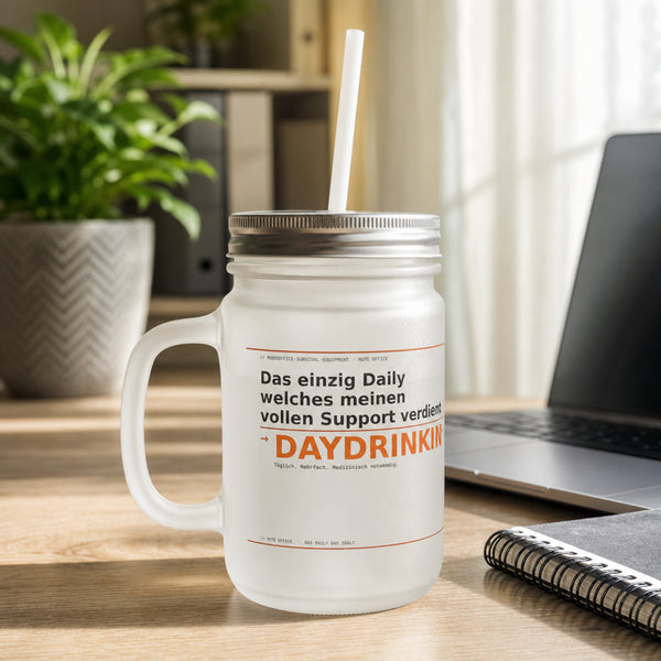 Daydrinking Glas 350ml | Homeoffice Geschenk | MUTE OFFICE