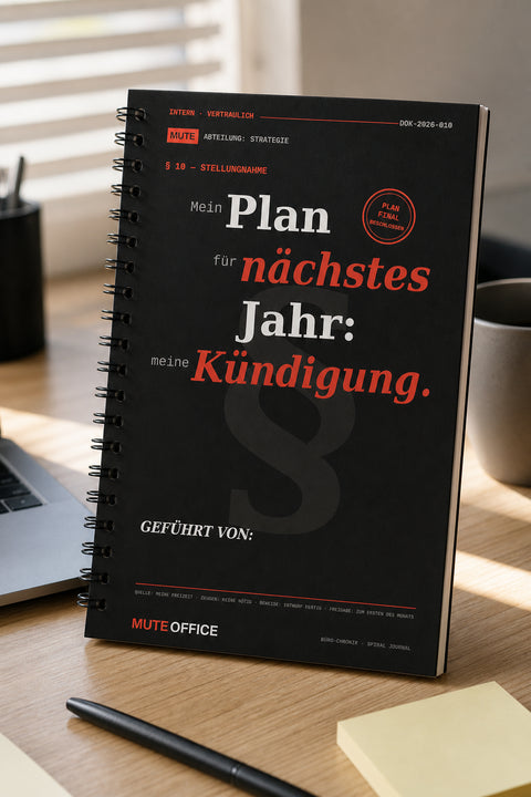 MUTE OFFICE — Hero — Mein Plan für nächstes Jahr: meine Kündigung