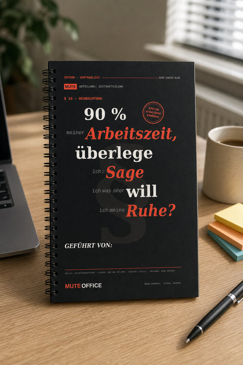 MUTE OFFICE — Hero — 90 % meiner Arbeitszeit überlege ich: Sage ich was — oder will ich Ruhe?