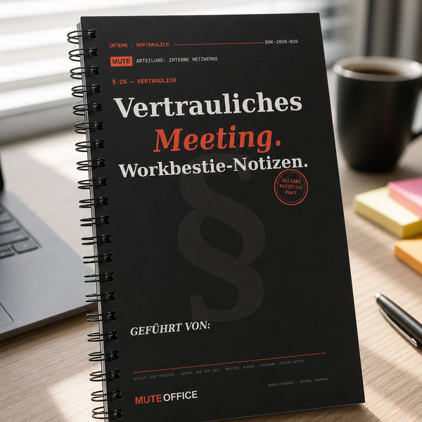 Vertrauliches Meeting. Workbestie-Notizen
