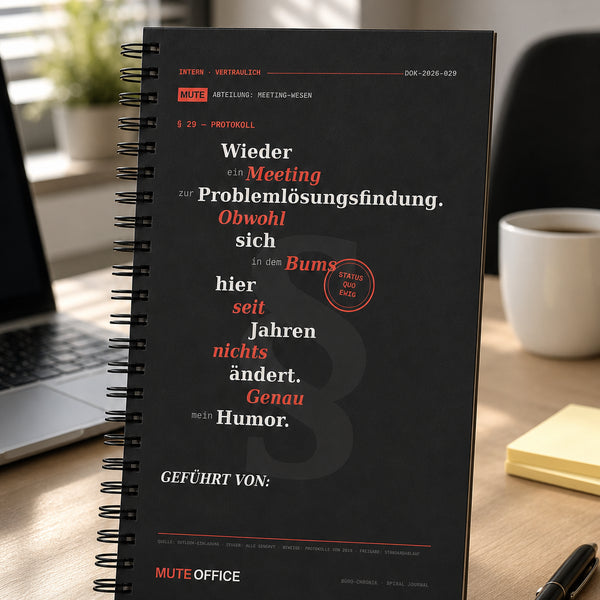 Wieder ein Meeting zur Problemlösungsfindung · Personalisiertes Geschenk