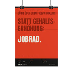 MUTE OFFICE Poster ohne Rahmen – Jobrad statt Gehaltserhöhung – Ansicht 3 — Vorschau 9