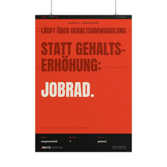 MUTE OFFICE Poster ohne Rahmen – Jobrad statt Gehaltserhöhung – Ansicht 2 — Vorschau 8