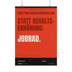MUTE OFFICE Poster ohne Rahmen – Jobrad statt Gehaltserhöhung – Ansicht 1 — Vorschau 7