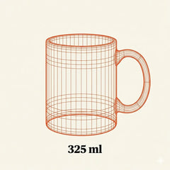 MUTE OFFICE Tasse — Coffeinismus Büro-Diagnose — Variante 325 ml — Vorschau 5