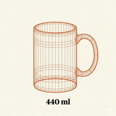 MUTE OFFICE Tasse — Coffeinismus Büro-Diagnose — Variante 440 ml — Vorschau 6
