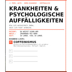 MUTE OFFICE Tasse — Coffeinismus Büro-Diagnose — Design Detail linke Seite — Vorschau 2