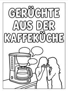MUTE OFFICE Malbuch — Band 1 — Seite Gerüchte aus der Kaffeeküche — Vorschau 5