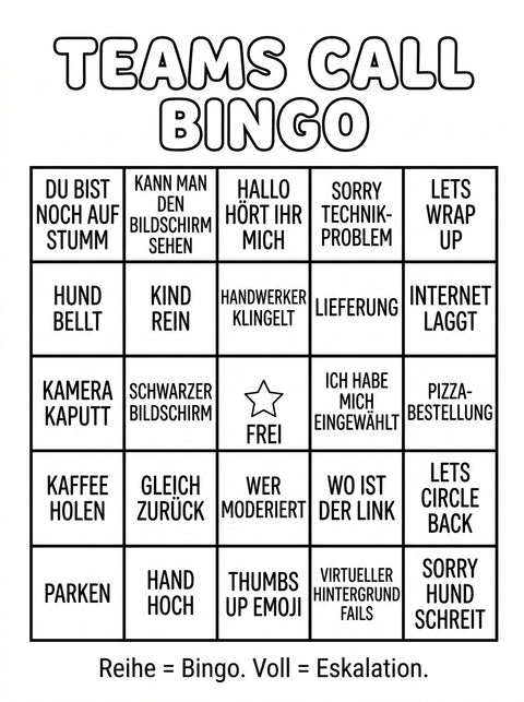 Malbuch Band 2 – „Du bist noch auf Stumm“ – Homeoffice-Edition | MUTE OFFICE — Innenseite 3