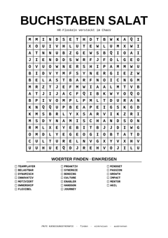 MUTE OFFICE Malbuch — Band 3 — Seite Buchstaben-Salat — Vorschau 7