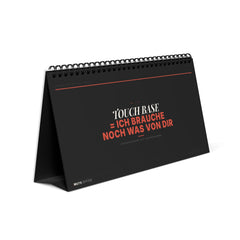 MUTE OFFICE Flip-Sign — Corporate Daily Denglisch — Seitenansicht mit Statement — Vorschau 3