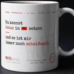 MUTE OFFICE — Detail — Die „Jesus-im-CC“-Tasse — Vorschau 8