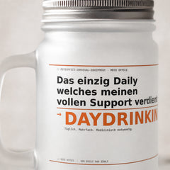 MUTE OFFICE — Detail — Daydrinking Glas 350ml | Homeoffice Geschenk — Vorschau 8