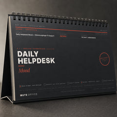 MUTE OFFICE — Detail — Daily Helpdesk Mood – Flip-Sign Tischaufsteller mit 12 IT-Sprüchen — Vorschau 9