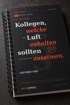 MUTE OFFICE — Detail — Kollegen, die die Luft anhalten sollten und nicht mehr ausatmen — Vorschau 8