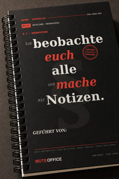 MUTE OFFICE — Detail — Ich beobachte euch alle und mache mir Notizen — Vorschau 8