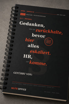 MUTE OFFICE — Detail — Gedanken, die ich zurückhalte, bevor hier alles eskaliert. HR, ich komme — Vorschau 8