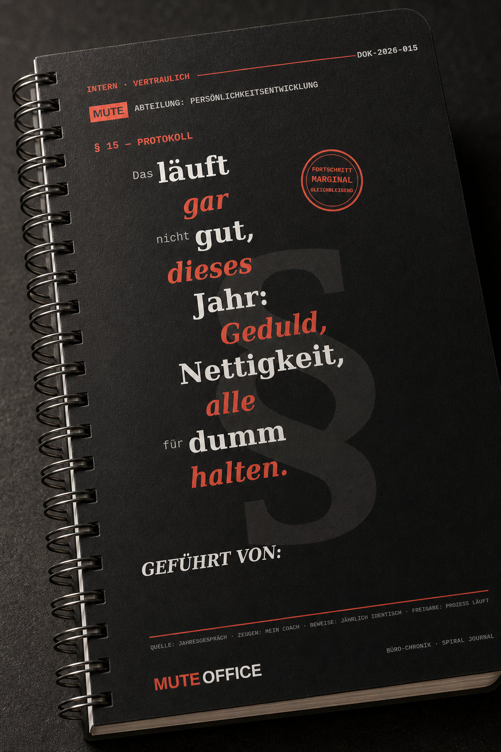 MUTE OFFICE — Detail — Dinge, an denen ich arbeite