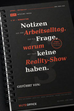 MUTE OFFICE — Detail — Notizen aus dem Arbeitsalltag. Und die Frage, warum wir noch keine Reality-Show haben — Vorschau 8