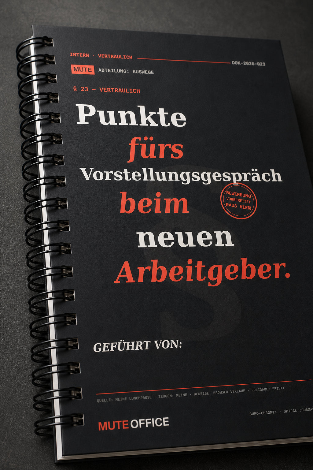 MUTE OFFICE — Detail — Punkte fürs Vorstellungsgespräch beim neuen Arbeitgeber