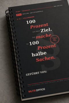 MUTE OFFICE — Detail — 100 % ist mein Ziel. Ich mache zu 100 % halbe Sachen — Vorschau 8