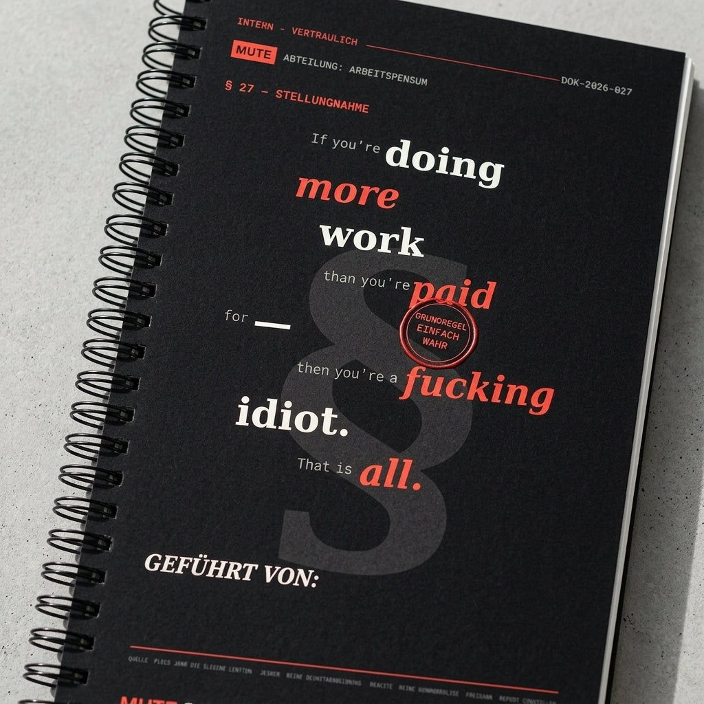 MUTE OFFICE — Detail — If you're doing more work than you're paid for