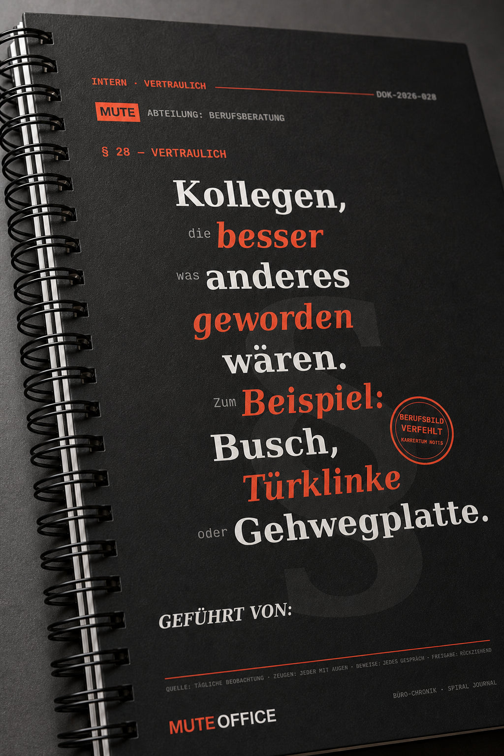MUTE OFFICE — Detail — Kollegen, die besser was anderes geworden wären