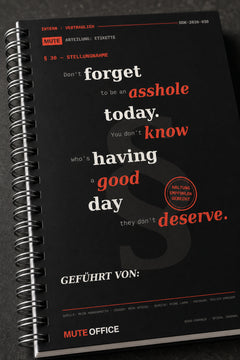 MUTE OFFICE — Detail — Don't forget to be an asshole today — Vorschau 8