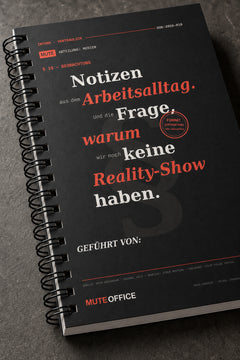 MUTE OFFICE — Detail — Notizen aus dem Arbeitsalltag. Und die Frage, warum wir noch keine Reality-Show haben · Personalisiertes Geschenk — Vorschau 4