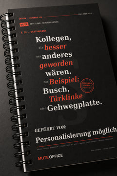 MUTE OFFICE — Detail — Kollegen, die besser was anderes geworden wären · Personalisiertes Geschenk — Vorschau 4