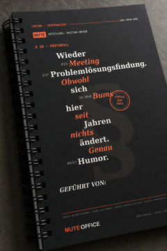 MUTE OFFICE — Detail — Wieder ein Meeting zur Problemlösungsfindung · Personalisiertes Geschenk — Vorschau 4