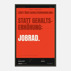 MUTE OFFICE Poster mit Rahmen – Jobrad statt Gehaltserhöhung – Ansicht 5 — Vorschau 11