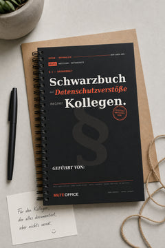 MUTE OFFICE — Geschenk-Szene — Schwarzbuch der Datenschutzverstöße meiner Kollegen · Personalisiertes Geschenk — Vorschau 5