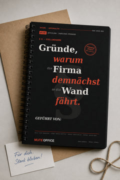MUTE OFFICE — Geschenk-Szene — Gründe, warum die Firma demnächst an die Wand fährt — Vorschau 9