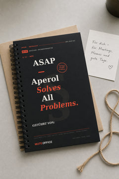 MUTE OFFICE — Geschenk-Szene — ASAP — Aperol Solves All Problems — Vorschau 5