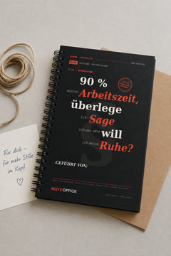 MUTE OFFICE — Geschenk-Szene — 90 % meiner Arbeitszeit überlege ich: Sage ich was — oder will ich Ruhe? — Vorschau 9