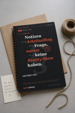 MUTE OFFICE — Geschenk-Szene — Notizen aus dem Arbeitsalltag. Und die Frage, warum wir noch keine Reality-Show haben — Vorschau 9