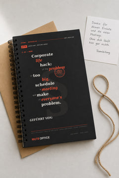 MUTE OFFICE — Geschenk-Szene — Corporate life hack: if the problem is too big, schedule a meeting — Vorschau 9