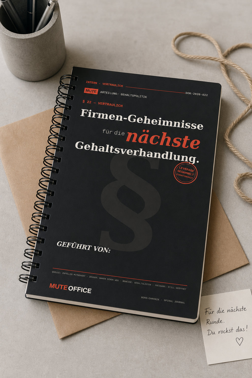MUTE OFFICE — Geschenk-Szene — Firmen-Interna für die nächste Gehaltsverhandlung
