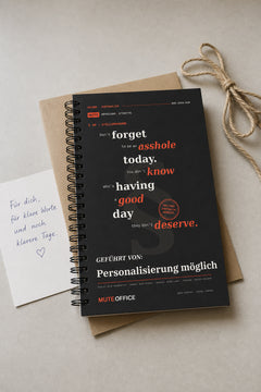 MUTE OFFICE — Geschenk-Szene — Don't forget to be an asshole today · Personalisiertes Geschenk — Vorschau 5
