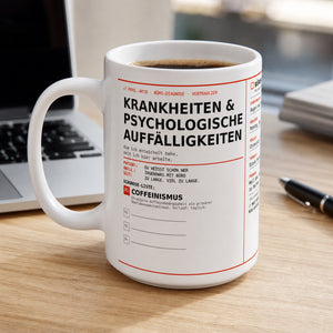 Büro-Diagnose Tasse – Coffeinismus | MUTE OFFICE