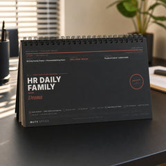 MUTE OFFICE — Hero — HR Daily Family Drama · Flip-Sign Tischkalender — Vorschau 1