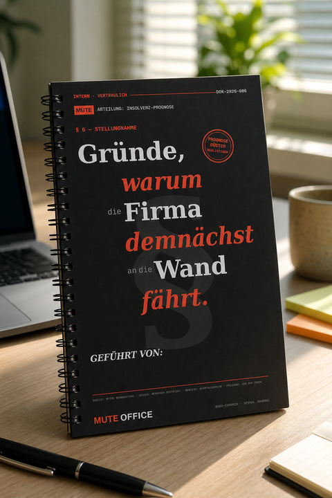 MUTE OFFICE — Hero — Gründe, warum die Firma demnächst an die Wand fährt
