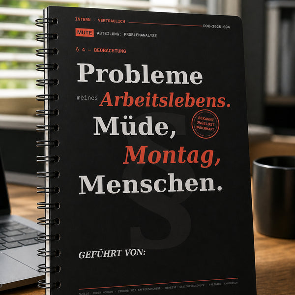 Probleme meines Arbeitslebens. Müde · Montag · Menschen