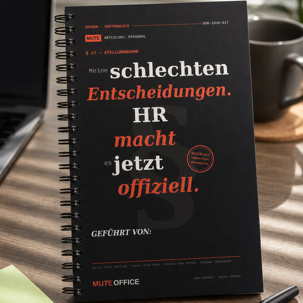 Meine schlechten Entscheidungen. HR macht es jetzt offiziell