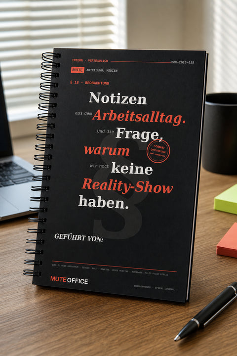 MUTE OFFICE — Hero — Notizen aus dem Arbeitsalltag. Und die Frage, warum wir noch keine Reality-Show haben