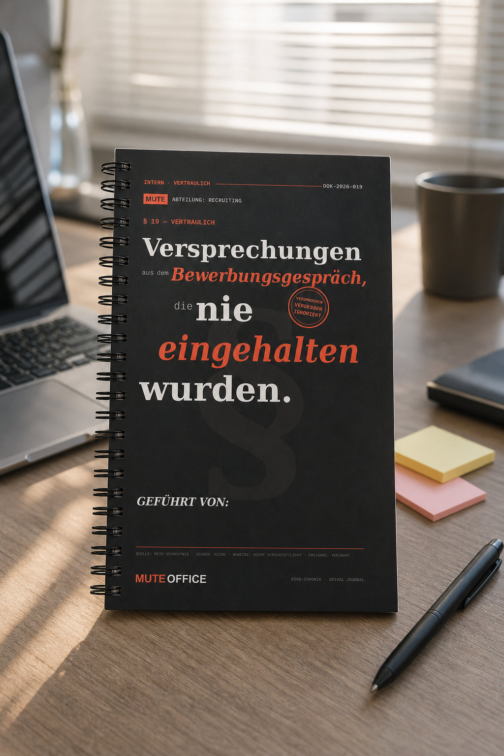 MUTE OFFICE — Hero — Versprechungen aus dem Bewerbungsgespräch, die nie eingehalten wurden