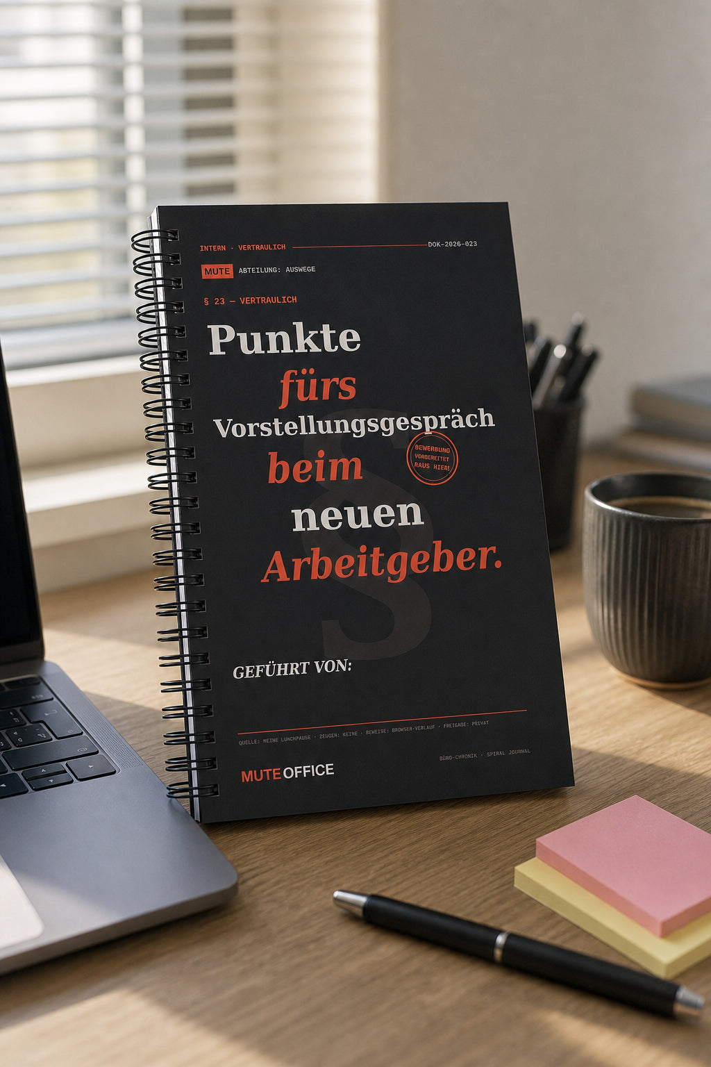 MUTE OFFICE — Hero — Punkte fürs Vorstellungsgespräch beim neuen Arbeitgeber