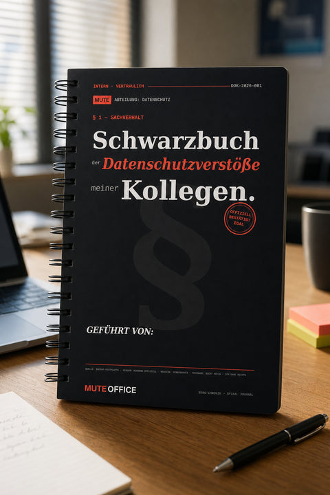 MUTE OFFICE — Hero — Schwarzbuch der Datenschutzverstöße meiner Kollegen