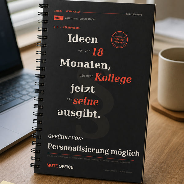 Ideen von vor 18 Monaten, die mein Kollege jetzt als seine ausgibt · Personalisiertes Geschenk